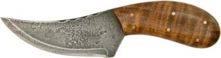 Medium Skinner Knife,
3-3/4" blade, maple handle,
made in the U.S.A. Medium Skinner Knife,
3-3/4" blade, maple handle,
made in the U.S.A.